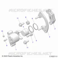 BRAKES, PINZA FRENO ANTERIORE