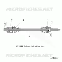 TRASMISSIONE, REAR HALF SHAFT