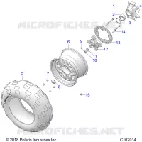 RUOTE, REAR AND HUB