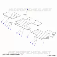 CHASSIS, SCIARED PLATES