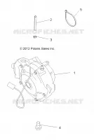TRASMISSIONE, FRONT GEARCASE MOUNTING