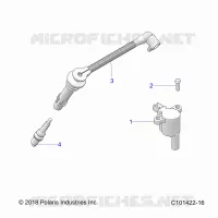 ACCENSIONE COIL, WIRE AND SPARK PLUG