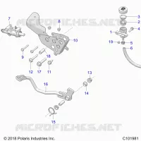 BRAKES, BRAKE PEDAL AND CILINDRO PRINCIPALE