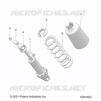 SUSPENSION, SHOCK ANTERIORE TRACK