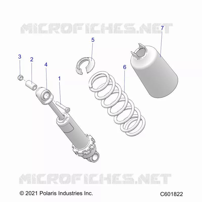 SUSPENSION, SHOCK ANTERIORE TRACK