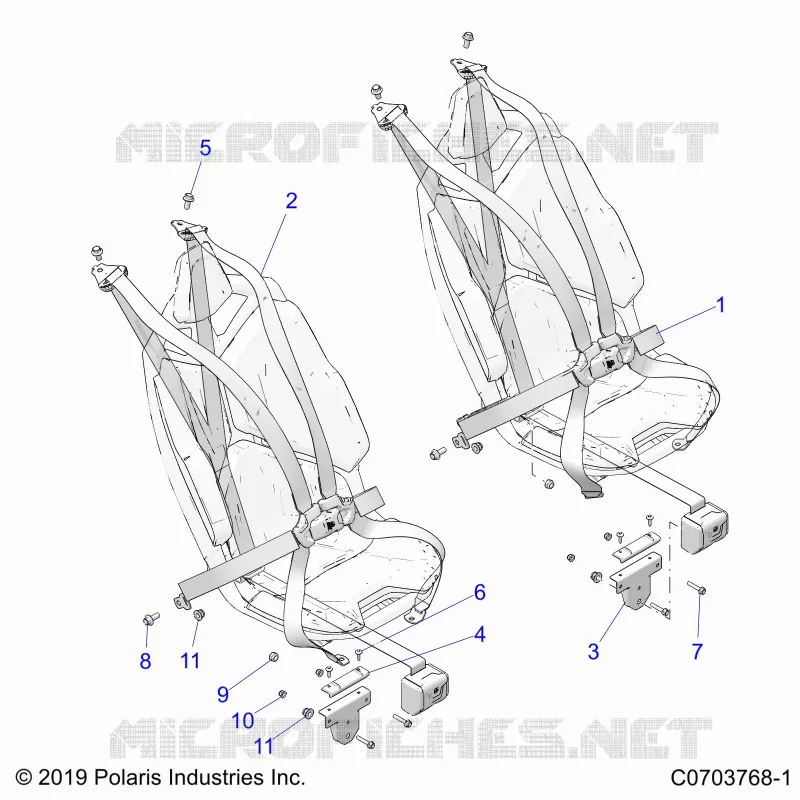 SEDE BELT MOUNTING, PREMIUM/ULTIMATE