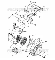 VENTILATORE HOUSING   AUTOAVVOLGENTE ASSEMBLY LITE GT/0933133 (4923232323039A)