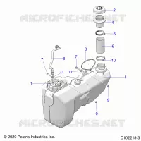 SISTEMA DI ALIMENTAZIONE CARBURANTE, FUEL TANK