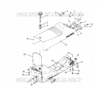 SEDILE   SERBATOIO DI GAS XLT SP 0966676 and  EUROPEAN XLT SP E966676 (4931703170A007)