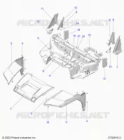 CAPPUCCIO, LINER, FRONT FENDERS,  PILLARS