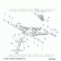 SUSPENSION, ANTERIORE COPPIA ARM