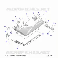 SISTEMA DI ALIMENTAZIONE CARBURANTE, FUEL TANK ASM.