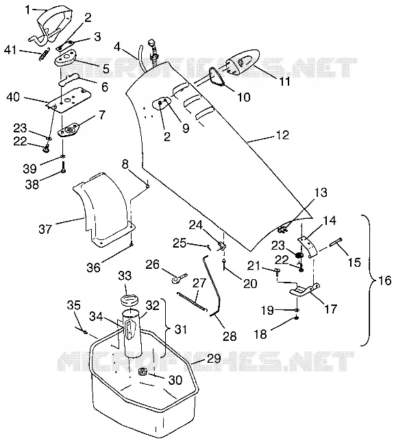 FRONT VANO SLT 780 B974588 (4941174117A008)