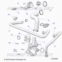 MOTORE, WATERPUMP AND BYPASS