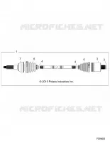 DRIVE TRAIN, POSTERIORE DRIVE SHAFT (TO 7/17/2017)
