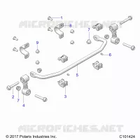 SUSPENSION, BARRA DI STABILIZZAZIONE, FRONT