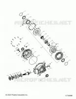 TRASMISSIONE, REAR GEARCASE INTERNALS