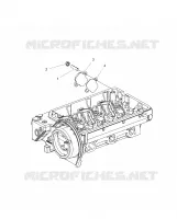 ENGINE, CARBURANTE PUMP FITTING COVER