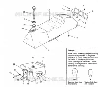 MONTAGGIO SEDILE   SERBATOIO 440 XCR / 0931760 (4923022302002A)