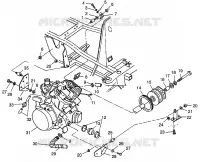 MONTAGGIO DEL MOTORE BIG BOSS 6X6 400L W97AE38A (4940814081A010)