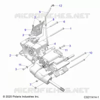 TRASMISSIONE, MAIN GEARCASE MOUNTING