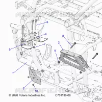 CHASSIS, MOTORE AND REAR DRIVELINE MOUNTING