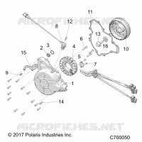 ENGINE, STATOR AND VOLANO