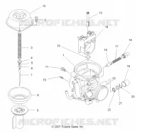 MOTORE, CARBURATORE, UPPER