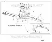 FRENO ANTERIORE BRAKE LEVER AND MASTER CYLINDER
