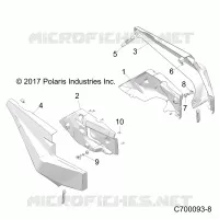 CARROZZERIA POSTERIORE FENDERS