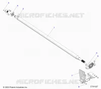 TRASMISSIONE, MID PROP SHAFT