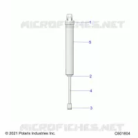SUSPENSION, AMMORTIZZATORE POSTERIORE TRACK