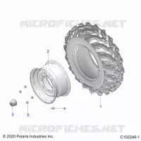 RUOTAS, FRONT TIRE