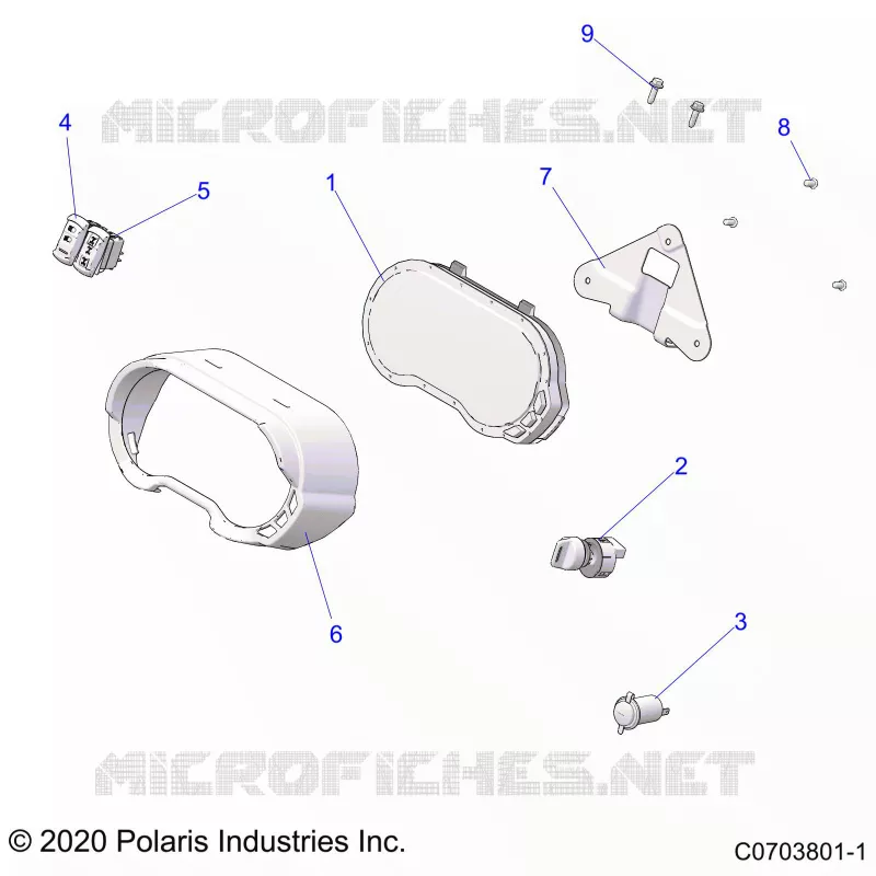 ELETTRICO, DASH INSTRUMENTS AND CONTROLS