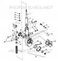 ANTERIORE MONTANTE 6X6 400L