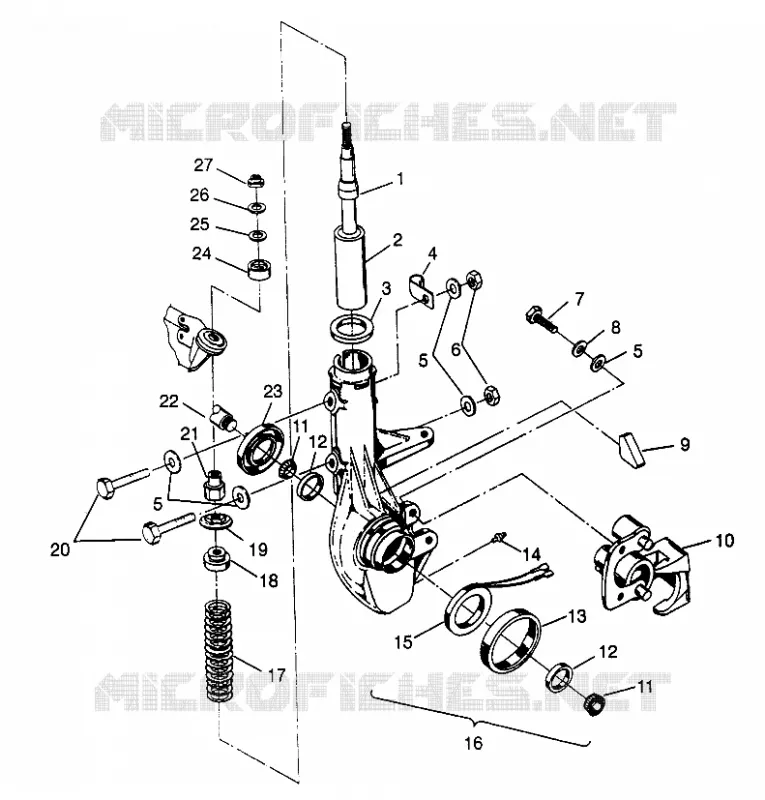 ANTERIORE MONTANTE 6X6 400L