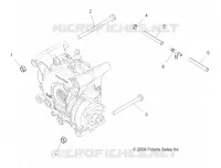 TRASMISSIONE, GEARCASE MOUNTING, REAR