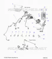 ELETTRICO, WIRE HARNESS,CHASSIS/FUSE BLOCK, ENGINE