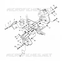 SCATOLA DEGLI INGRANAGGI   FRENO DI MONTAGGIO Trail Blazer W957221 (4930363036B013)