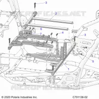 CHASSIS, SEAT AND CENTER CONSOLE MONTAGGIO
