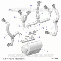 CRUSCOTTO, HEATER DUCTING