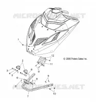 CAPPUCCIO MOUNTING AND FRONT PARAURTI 