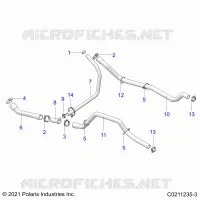 ENGINE, SISTEMA DI RAFFREDDAMENTO, HOSES