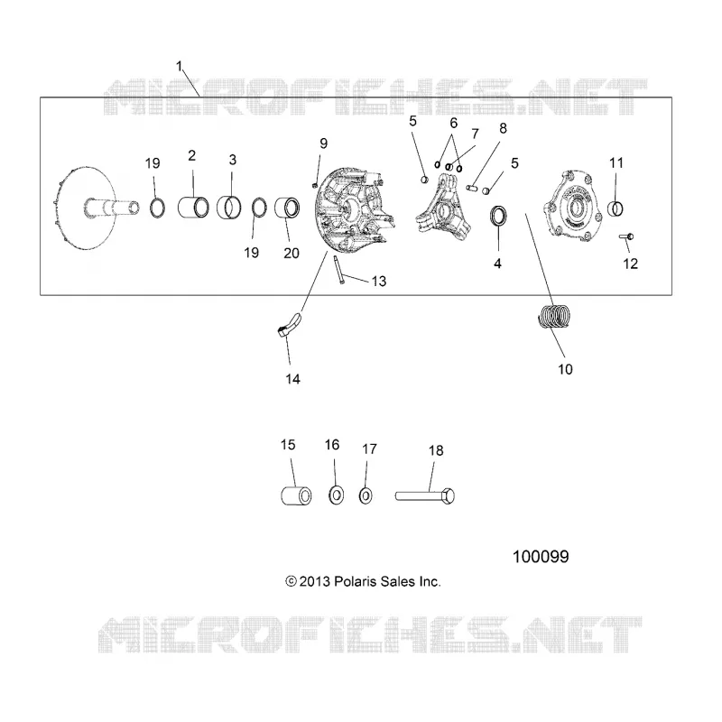 TRASMISSIONE, PRIMARY CLUTCH