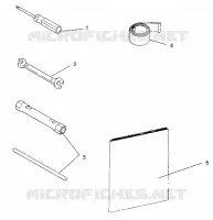 KIT DI STRUMENTI LITE 0963433, EURO LITE E963433 and LITE DELUXE 0963431 (4931663166C003)