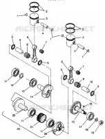 PISTONEEE   ALBERO MOTORE 440 XCR SP 0941660 (4927082708036A)