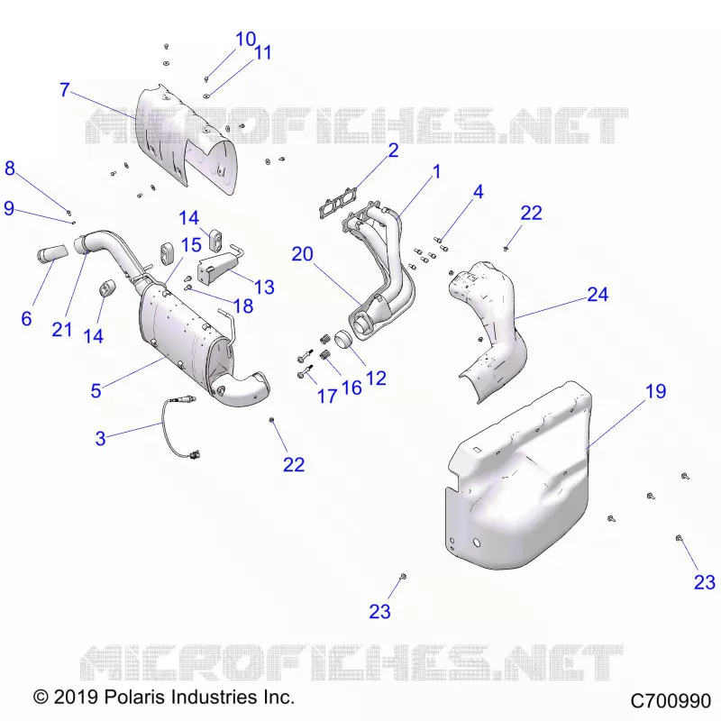 ENGINE, IMPIANTO DI SCARICO