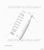 SUSPENSION, REAR SHOCK MONTAGGIO