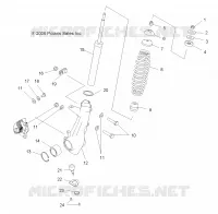SUSPENSION, ANTERIORE MONTANTE