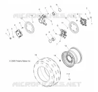 RUOTA POSTERIORE and HUB, REAR